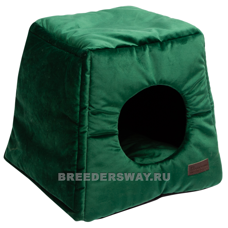 Лежак Домино (40*40*40 см) зелёный
